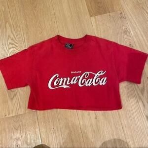 Coma CaCa Tee Red White Size S